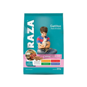 RAZA GATO Carne y leche gatito 8kg