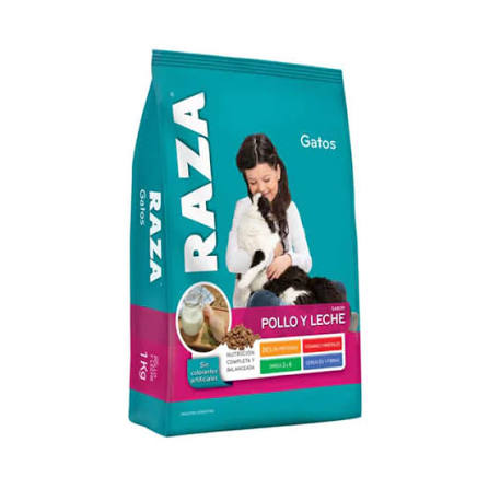 RAZA GATO POLLO Y LECHE 15KG