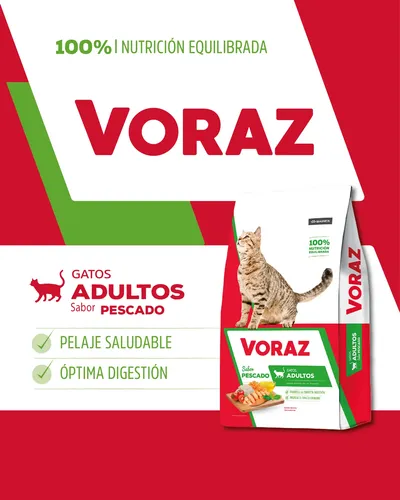 VORAZ GATO pescado 20kg