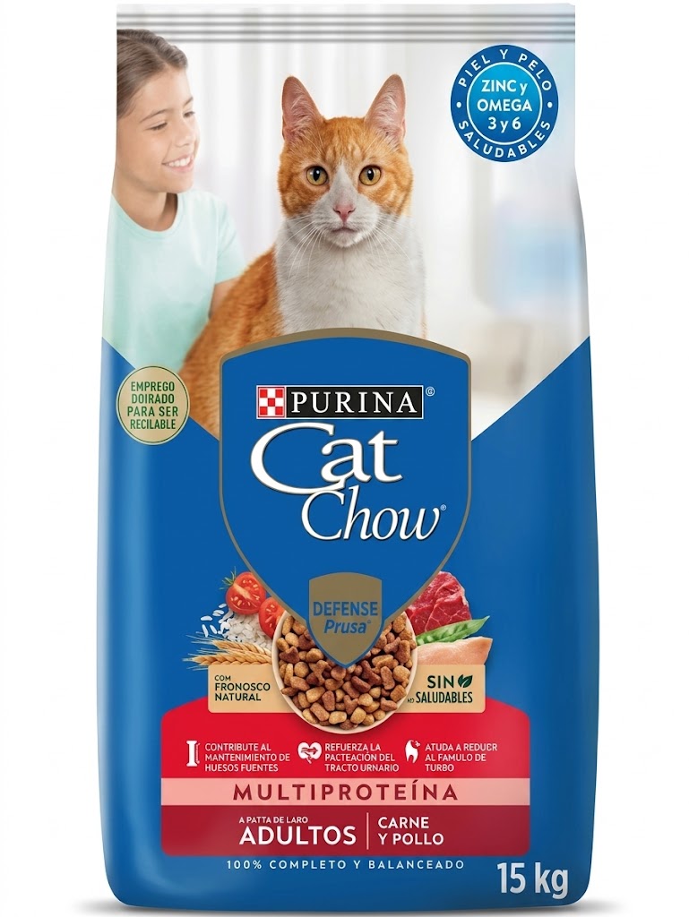 CAT CHOW adultos carne 15kg