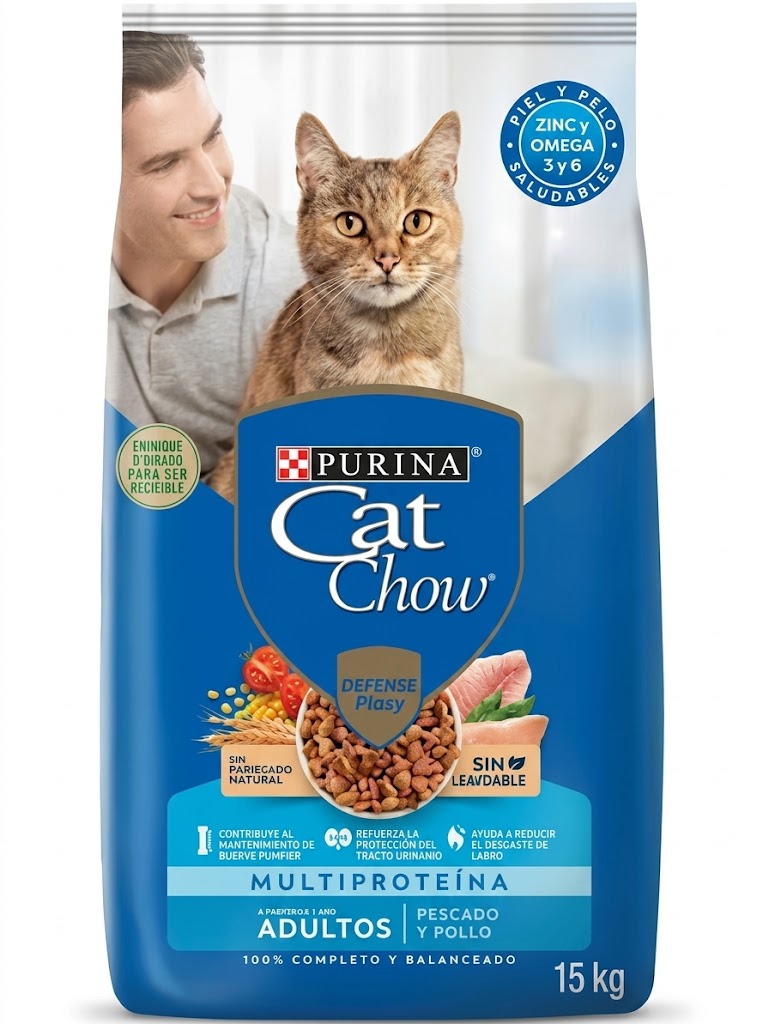 CAT CHOW adultos pescado 15kg