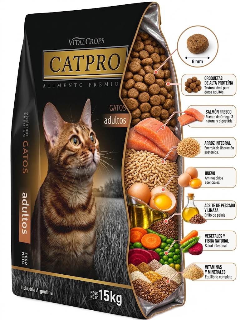 CAT PRO gato adulto 15kg - Imagen 2