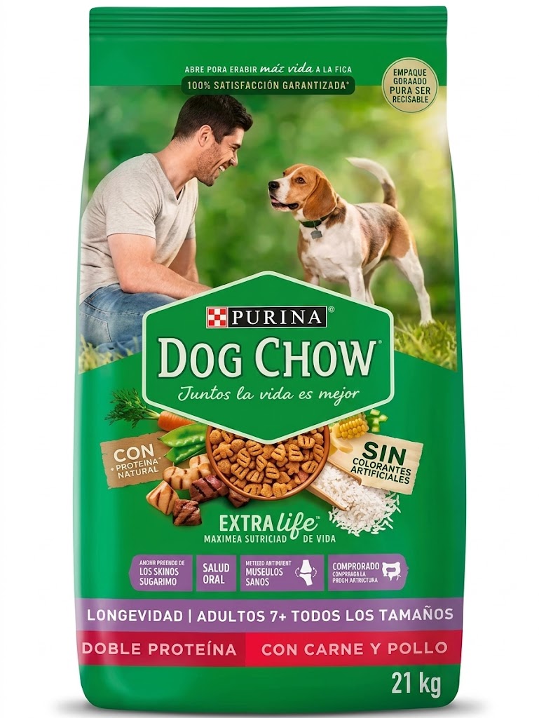 DOG CHOW SENIOR EXTRA LIFE+7 21kg