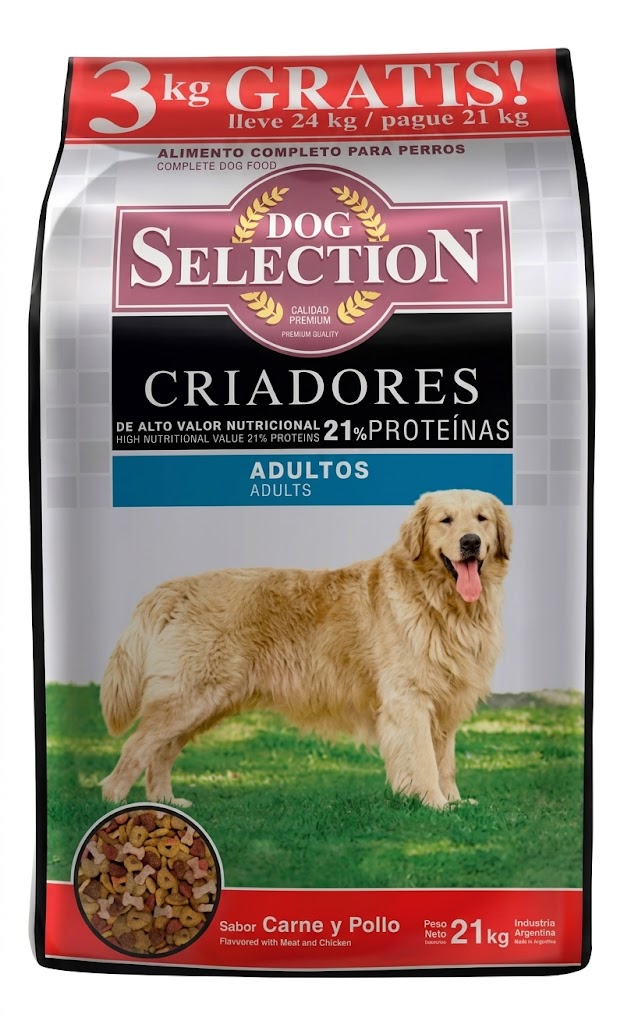 DOG SELECTION ADULTO 21 + 3 kg
