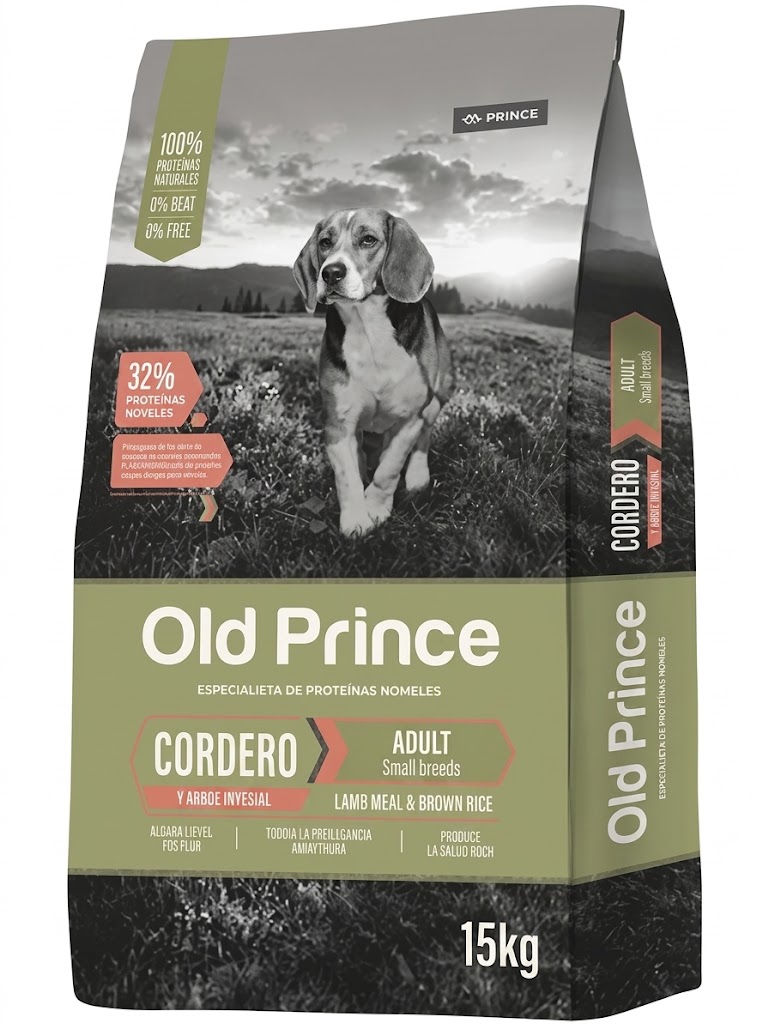 OLD PRINCE Adult Cordero Arroz SMALL 15kg