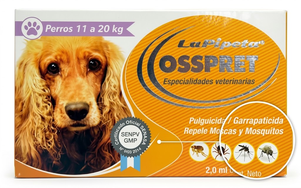 OSSPRET PIPETA PERROS 11 A 20KG