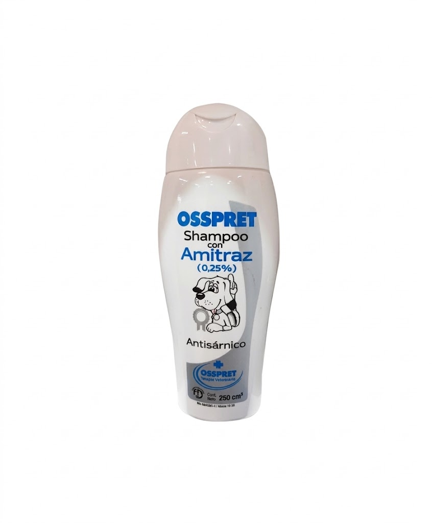 SHAMPOO Osspret AMITRAZ 0,25% 250cc