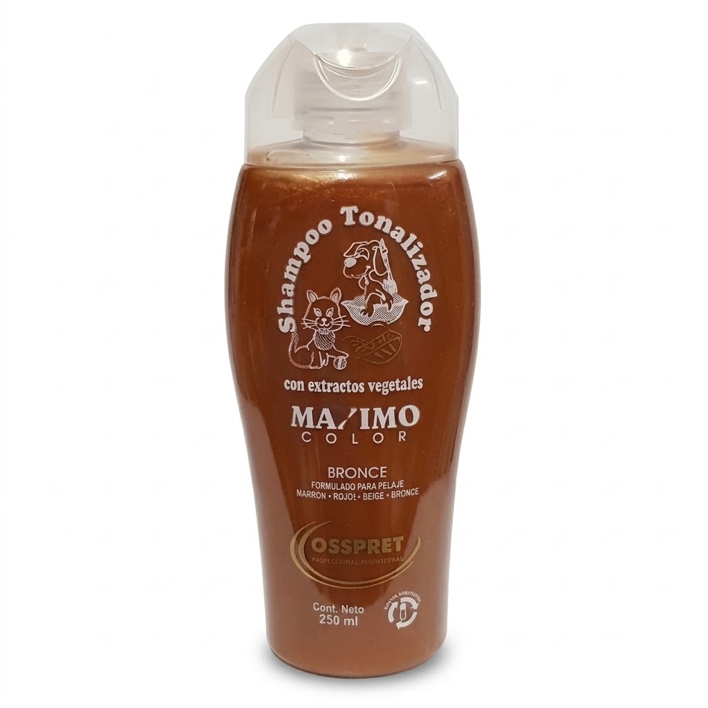 SHAMPOO Osspret MAXIMO COLOR Bronce 250 cc