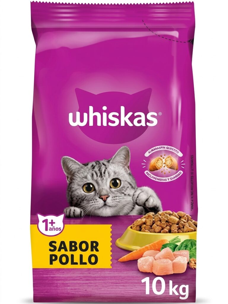 WHISKAS POLLO Y LECHE 10kg
