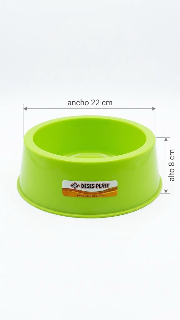 COMEDERO DESES PLAST (22 cm x 8 cm)
