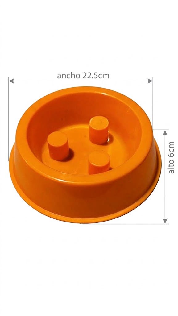 COMEDERO LENTO REDONDO (22.5 x 6cm)