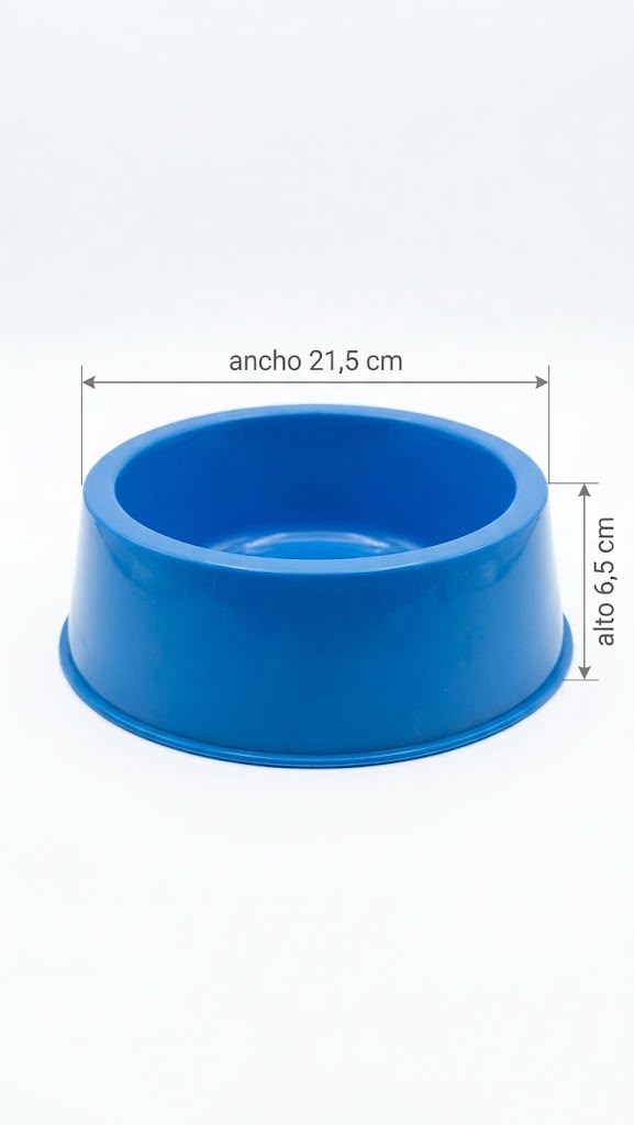 COMEDERO MEDIANO ECONÓMICO (21.5 cm x 6.5 cm)