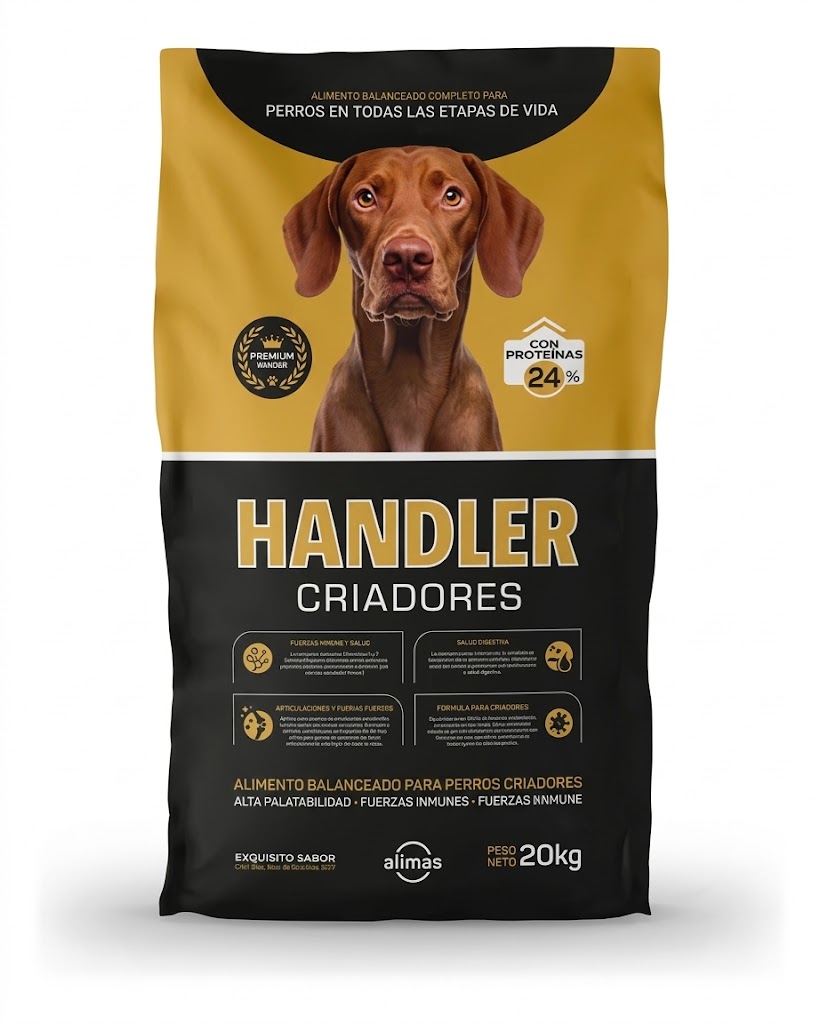 HANDLER CRIADORES PERRO ADULTO 20KG